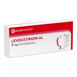 LEVOCETIRIZIN AL 5 mg õhukese polümeerikattega tabletid, 100 tk