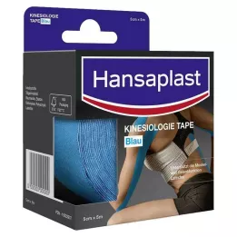 HANSAPLAST Sport kinesioloogiline teip 5 cmx5 m sinine, 1 tk