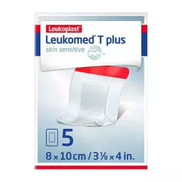 LEUKOMED T pluss nahatundlik steriilne 8x10 cm, 5 tk