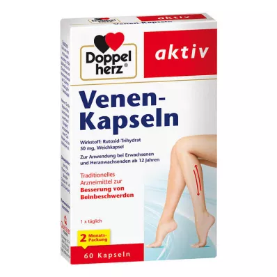 DOPPELHERZ Veini kapslid, 60 kapslit DOPPELHERZ Veini kapslid, 60 kapslit