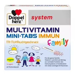 DOPPELHERZ Multivitamiini Mini-Tabs peresüsteem, 20 tk