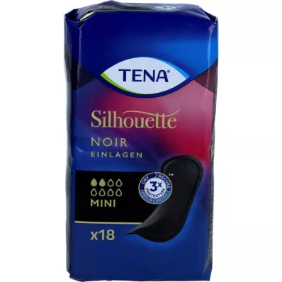 TENA SILHOUETTE Sisselõiked mini noir, 18 tk