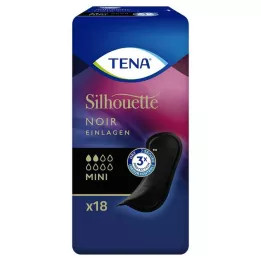 TENA SILHOUETTE Sisselõiked mini noir, 18 tk
