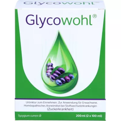 GLYCOWOHL Suukaudsed tilgad, 2X100 ml