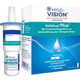 HYLO-VISION SafeDrop Plus silmatilgad, 2X10 ml