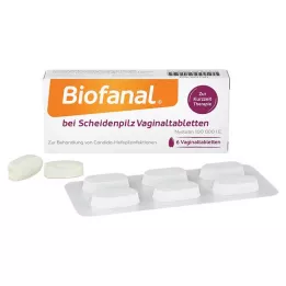 BIOFANAL vaginaalse mükoosi puhul 100 000 I.U. vaginaalne tableti, 6 tk