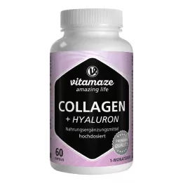 COLLAGEN 300 mg+Hyaluron 100 mg suures annuses kapslid, 60 tk