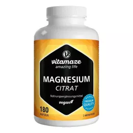 MAGNESIUMCITRAT 360 mg vegankapslid, 180 tk