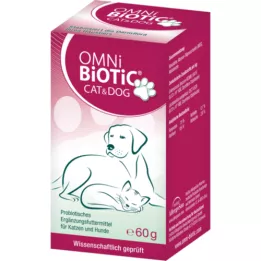 OMNI BiOTiC Cat &amp; Koerapulber, 60 g
