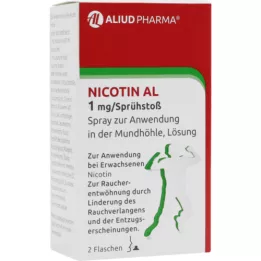 NICOTIN AL 1 mg/pihustussprei suuõõnes manustamiseks, 2 tk