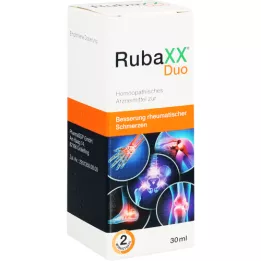 RUBAXX Duo tilgad suukaudseks kasutamiseks, 30 ml