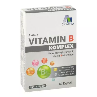 VITAMIN B KOMPLEX kapslit, 60 tk