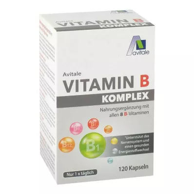 VITAMIN B KOMPLEX kapslit, 120 tk