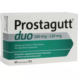 PROSTAGUTT duo 160 mg/120 mg pehmed kapslid, 60 tk