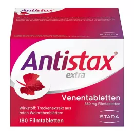 ANTISTAX ekstra veenitabletid, 180 tk