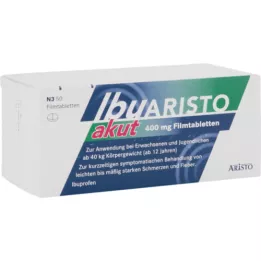IBUARISTO ägedad 400 mg õhukese polümeerikattega tabletid, 50 tk