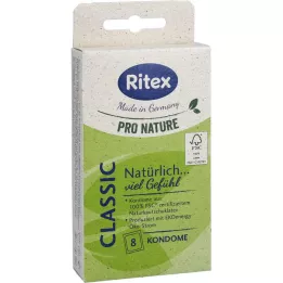 RITEX PRO NATURE CLASSIC kondoomid, 8 tk