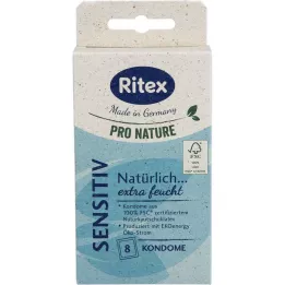 RITEX PRO NATURE SENSITIV kondoomid, 8 tk