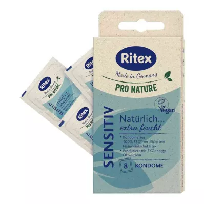 RITEX PRO NATURE SENSITIV kondoomid, 8 tk