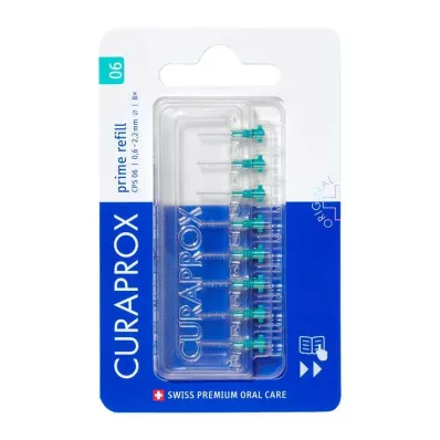 Curaprox CPS 06 prime hambavaheharja täidis, 8 tk Curaprox CPS 06 prime hambavaheharja täidis, 8 tk