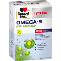 DOPPELHERZ Omega-3 taimse süsteemi kapslid, 120 tk