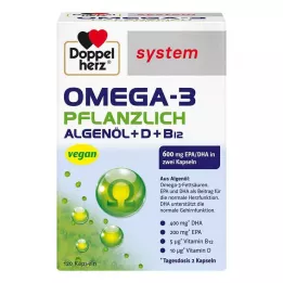 DOPPELHERZ Omega-3 taimse süsteemi kapslid, 120 tk