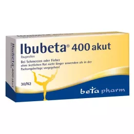 IBUBETA 400 akuutset õhukese polümeerikattega tabletti, 30 tk