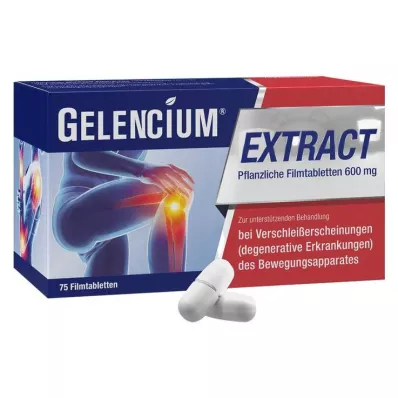 GELENCIUM® EXTRACT Taimsed õhukese polümeerikattega tabletid, 75 tk