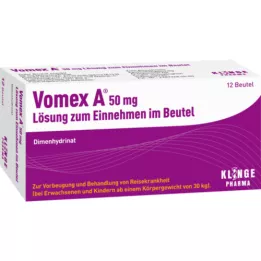 VOMEX 50 mg suukaudne lahus kotikeses, 12 tk