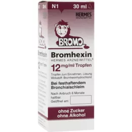 BROMHEXIN Hermes Arzneimittel 12 mg/ml tilgad, 30 ml