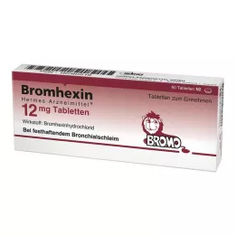 BROMHEXIN Hermes Arzneimittel 12 mg tabletid, 50 tk
