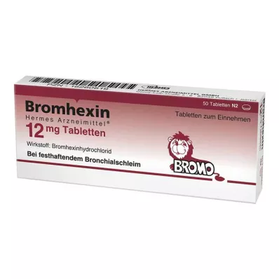 Bromhexine HERMES Medicines® 12 mg tabletid, 50 tk