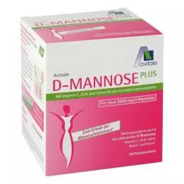 D-MANNOSE PLUS 2000 mg pulgad vit. ja mineraalidega, 60X2.47 g