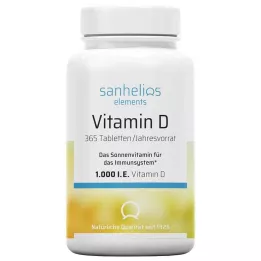 SANHELIOS D-vitamiini 1000 I.U. tabletid, 365 tk