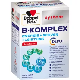 DOPPELHERZ B-kompleks süsteemi tabletid, 120 tk