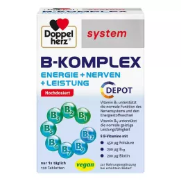 DOPPELHERZ B-kompleks süsteemi tabletid, 120 tk