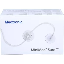 MINIMED Sure-T 6 mm 80 cm infusioonikomplekt, 10 tk