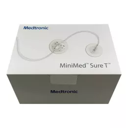 MINIMED Sure-T 8 mm 80 cm infusioonikomplekt, 10 tk