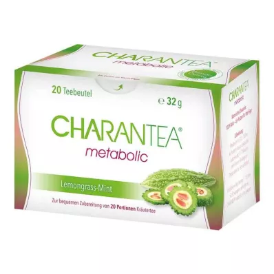 CHARANTEA metaboolne sidruni/mündi filtrikott, 20 tk
