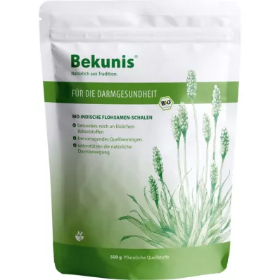 BEKUNIS Orgaanilised India psylliumkapslid, 500 g