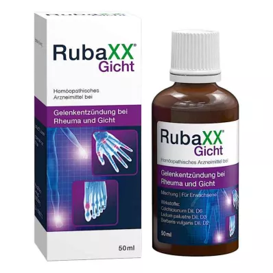 RUBAXX Podagravi tilgad suukaudseks kasutamiseks, 50 ml
