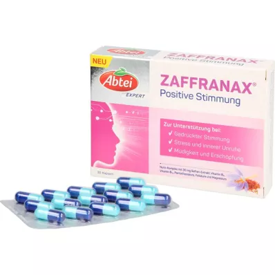 ABTEI EXPERT ZAFFRANAX Positiivse meeleolu kapslid, 30 kapslit