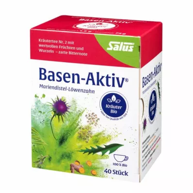 BASEN AKTIV Tee nr.2 võilill Orgaaniline Salus, 40 tk