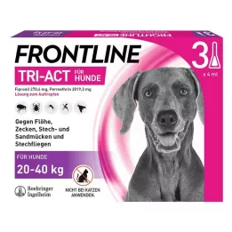 FRONTLINE Tri-Act tilgutuslahus koertele 20-40kg, 3 tk