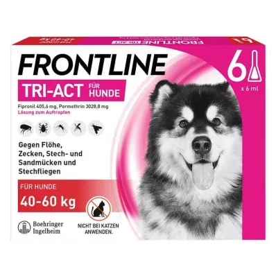 FRONTLINE Tri-Act tilgutuslahus koertele 40-60kg, 6 tk