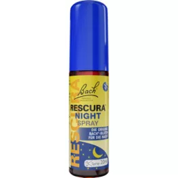BACHBLÜTEN Original Rescura Night Spray alkoholivaba, 20 ml