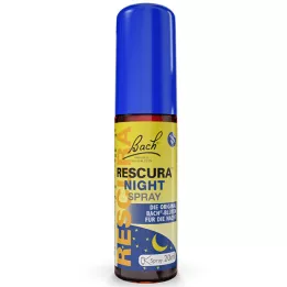 BACHBLÜTEN Original Rescura Night Spray alkoholivaba, 20 ml
