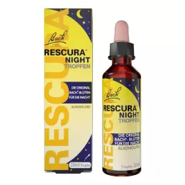 BACHBLÜTEN Original Rescura Night tilgad alkoholivaba, 20 ml
