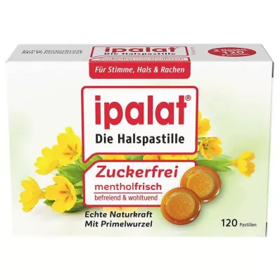 IPALAT Kurgupastillid suhkruta, 120 tk