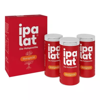 Ipalat kurgupastillid, mahe mentoolita mesi, suhkruvaba, 120 tk